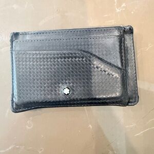 Montblanc Textured Black Card Holder